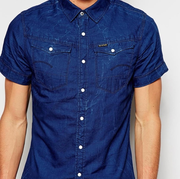 G-STAR RAW Men Denim Shirt - Picture 2 of 14